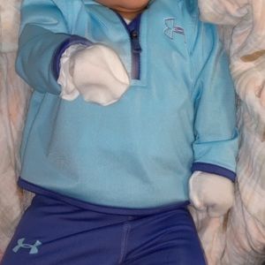 Under armour track suit.